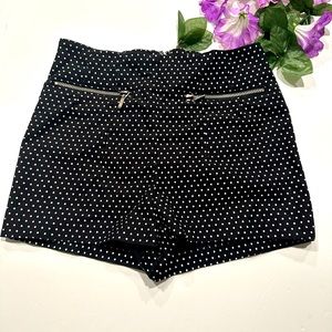 Black and Whit Polka Dot Shorts